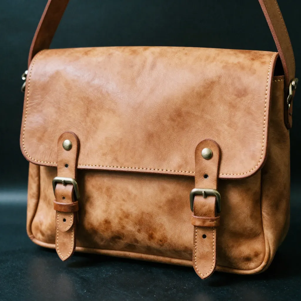 Finished leather product detail