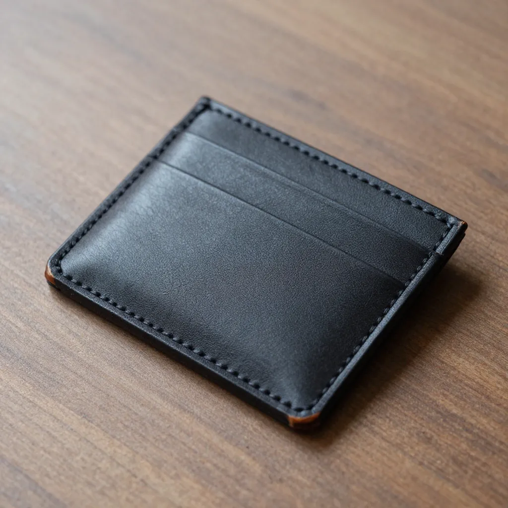 Leather messenger bag